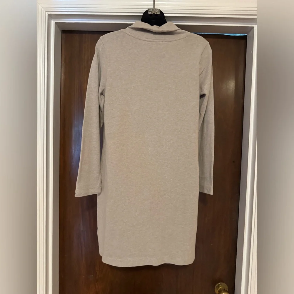 Purejill Soft Touch Cotton Taupe Dress - Size SP - 35” in Length - Picture 2 of 4